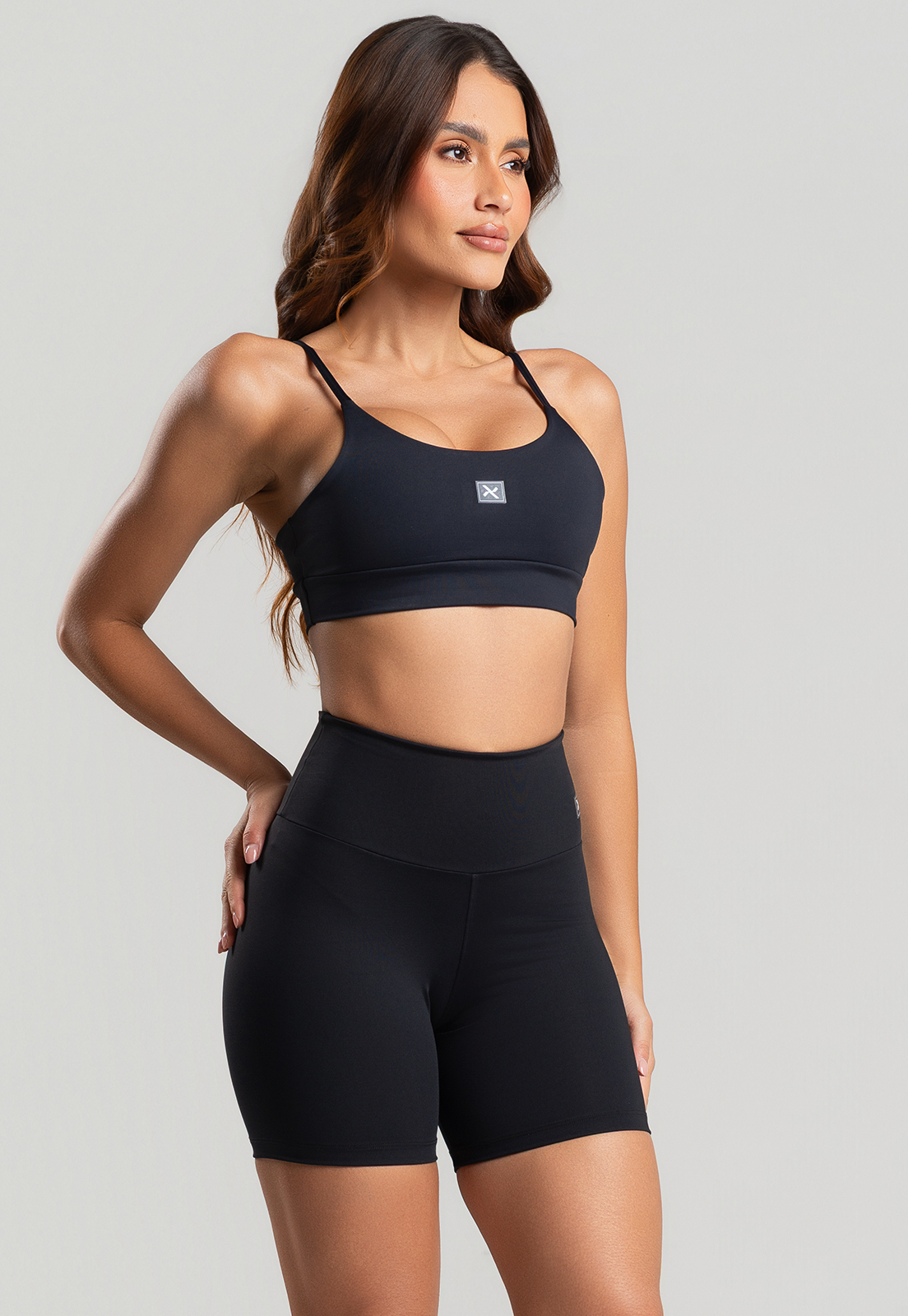 Conjunto Short + Top Basic Preto