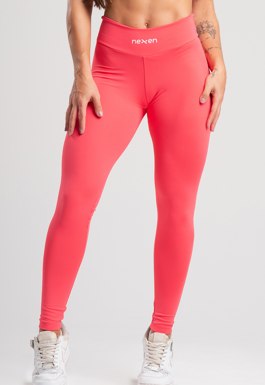 Legging Tank Rosa Poliamida