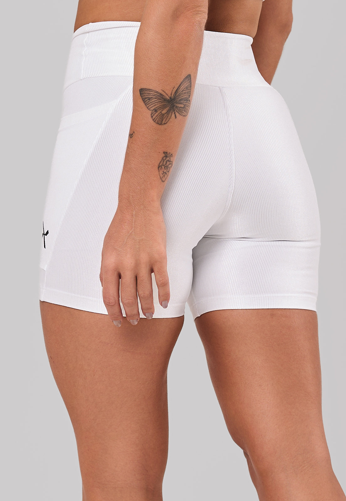 Short Glow Pocket Branco Poliamida