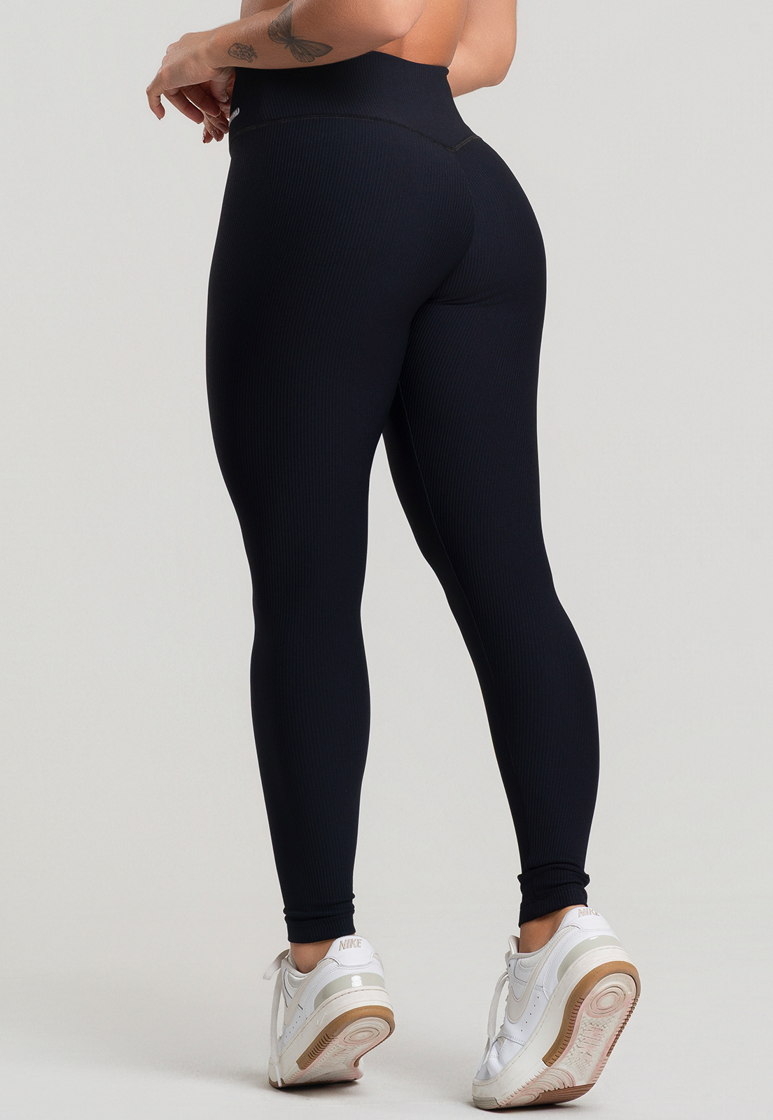 Legging Canelado Preto