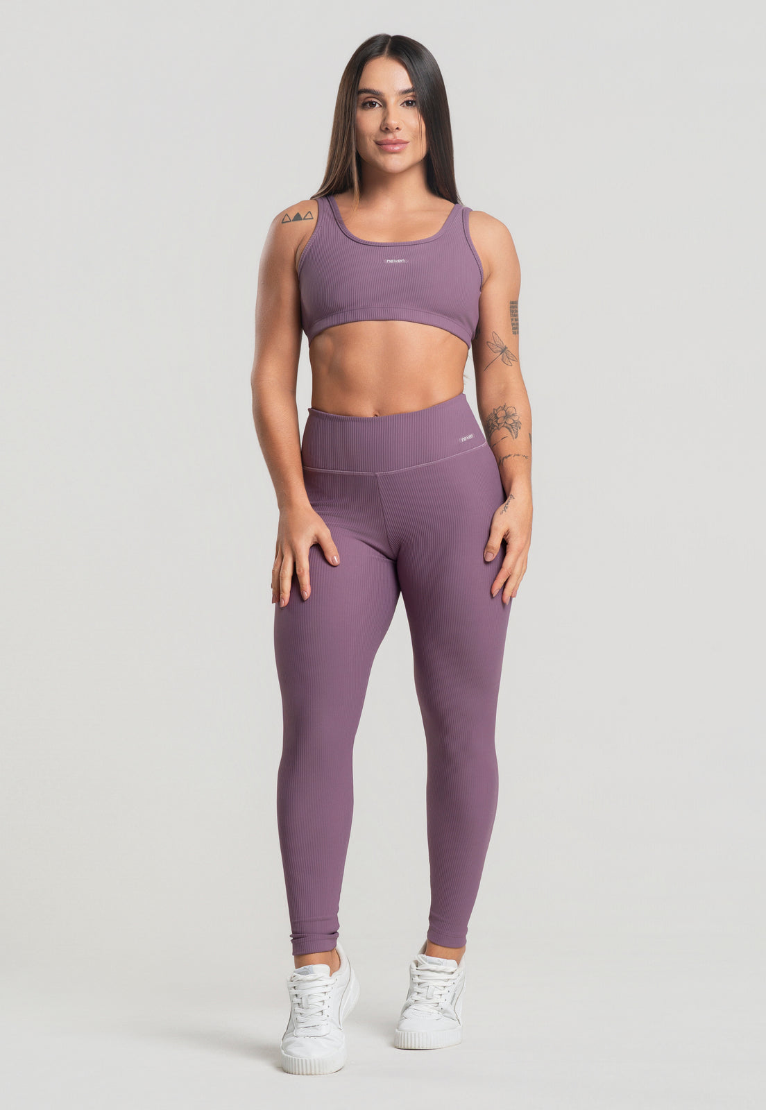 Conjunto Calça + Top Canelado Satin