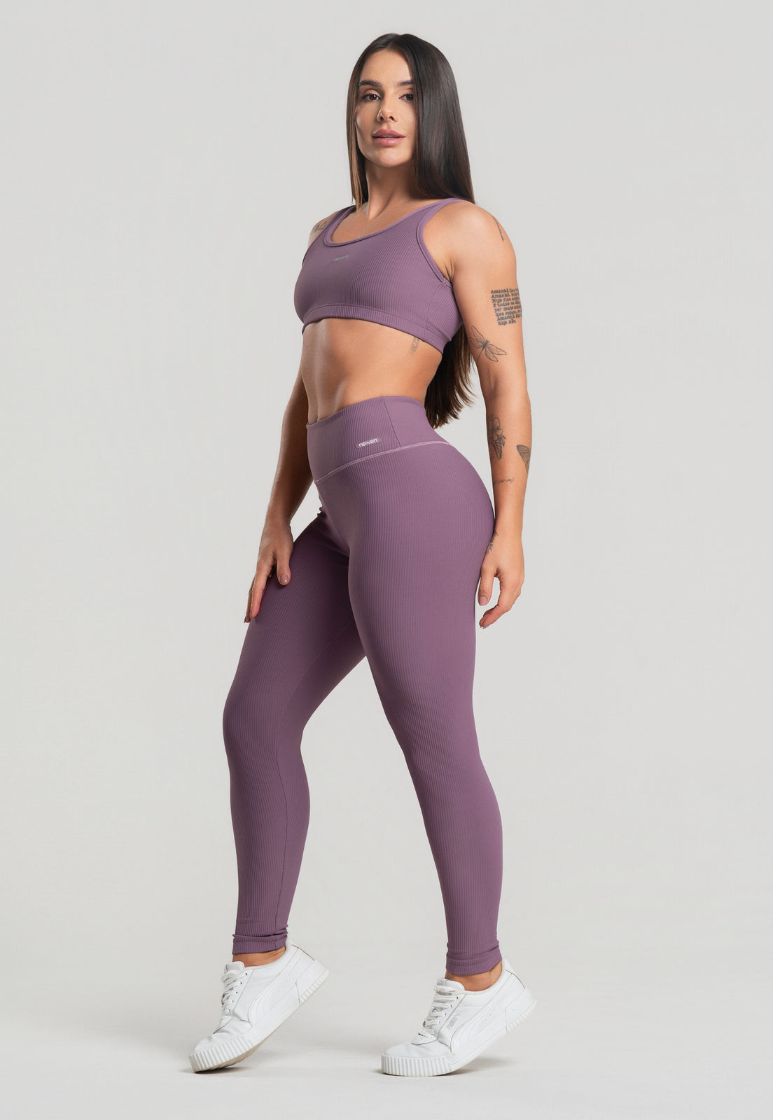 Conjunto Calça + Top Canelado Satin
