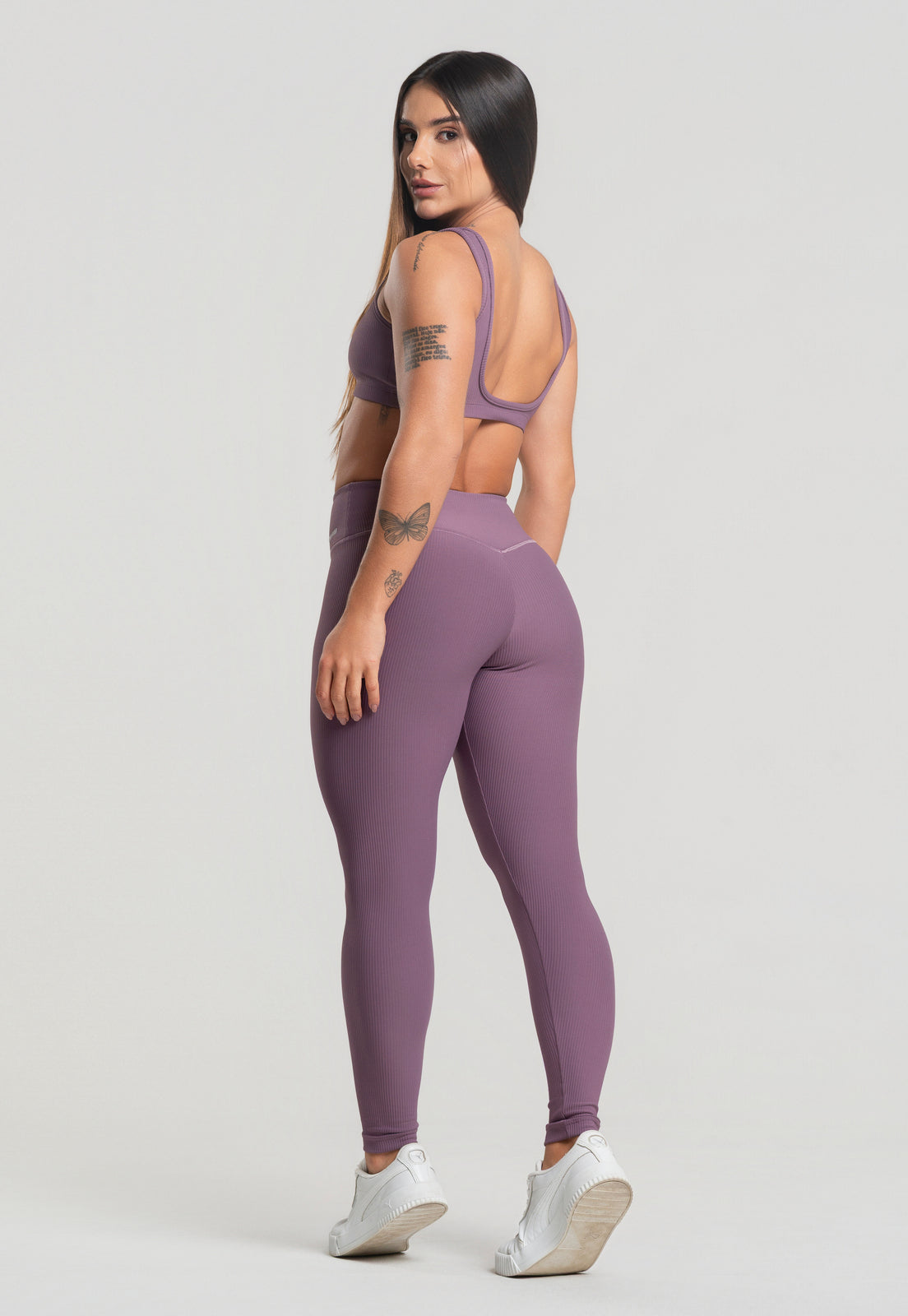 Conjunto Calça + Top Canelado Satin