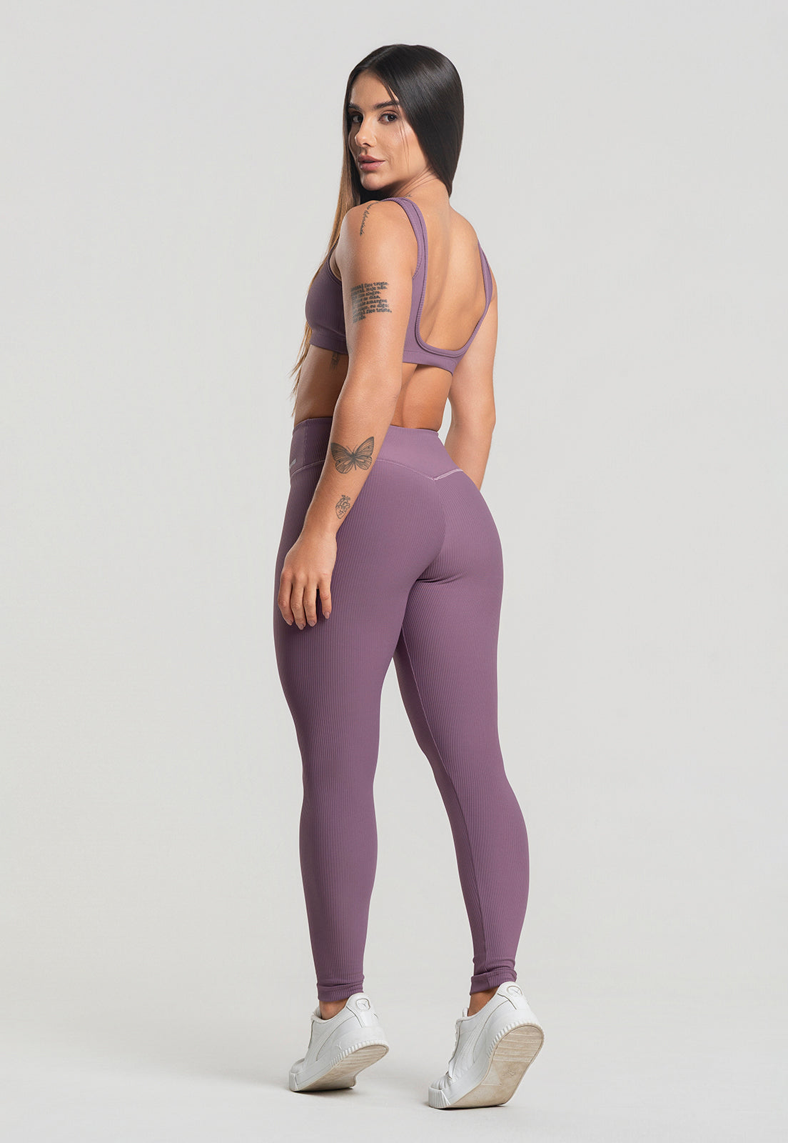 Conjunto Calça + Top Canelado Satin