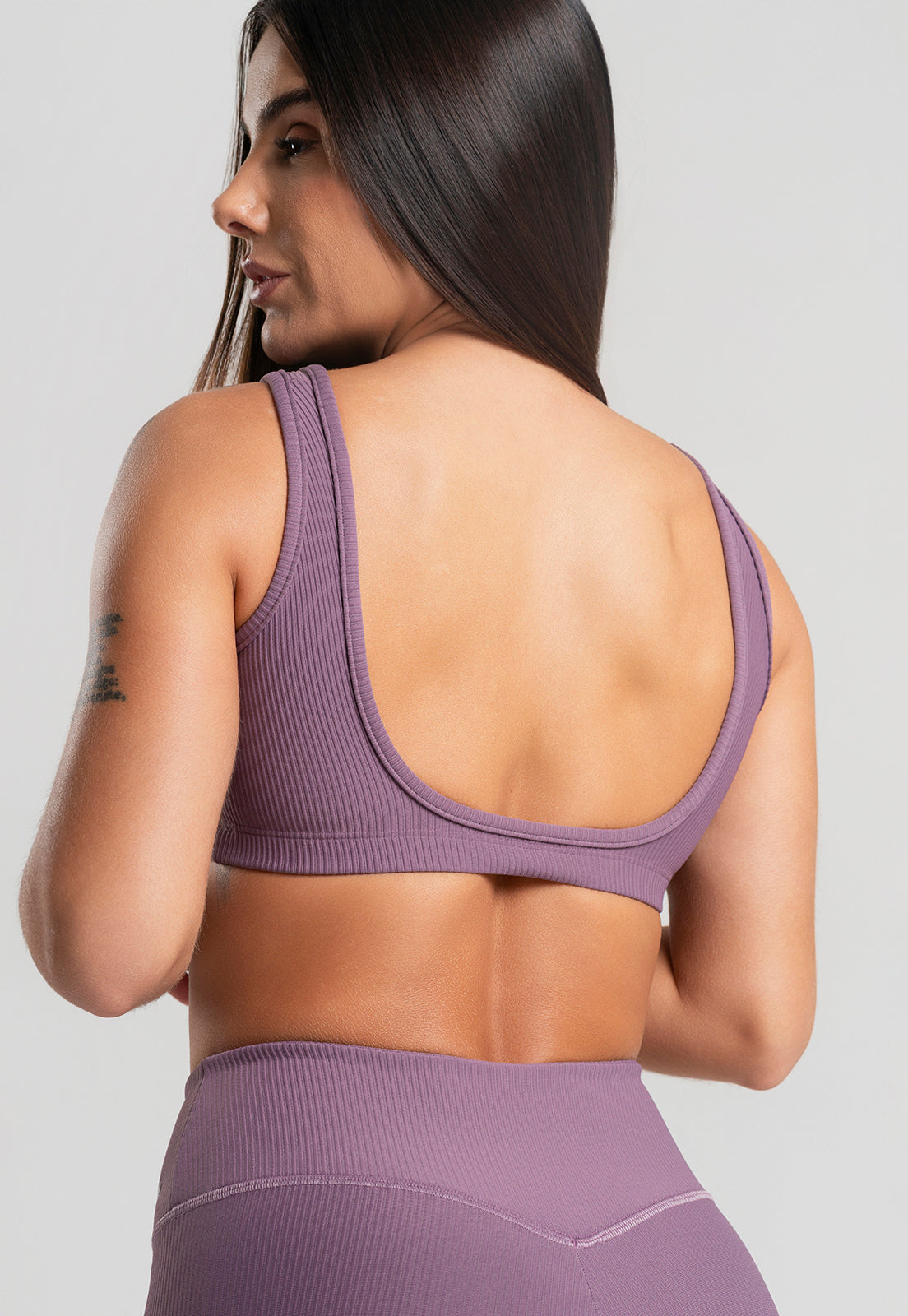 Conjunto Calça + Top Canelado Satin