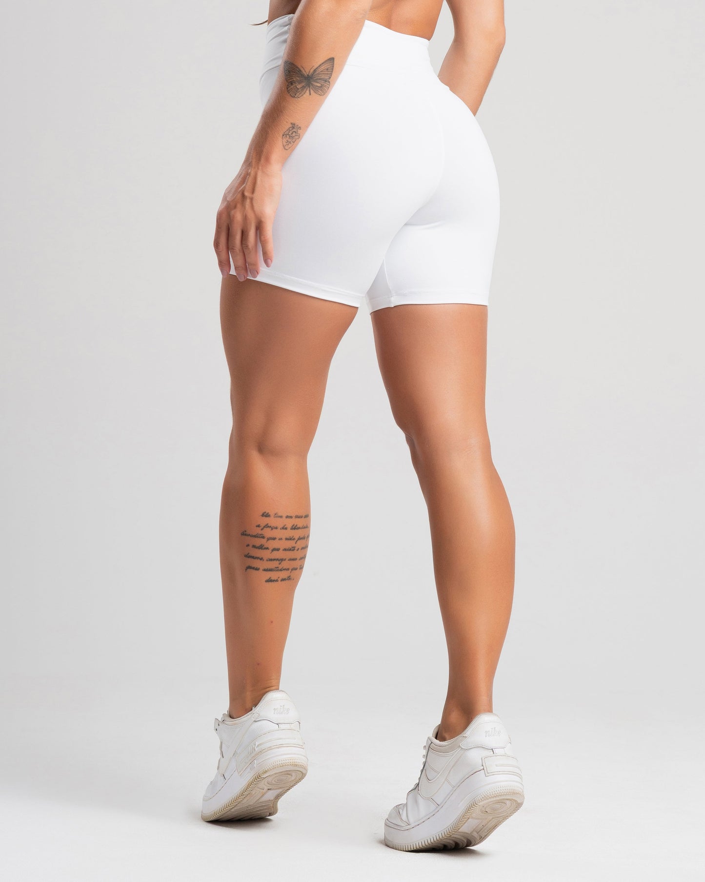 Short Tank Branco Poliamida