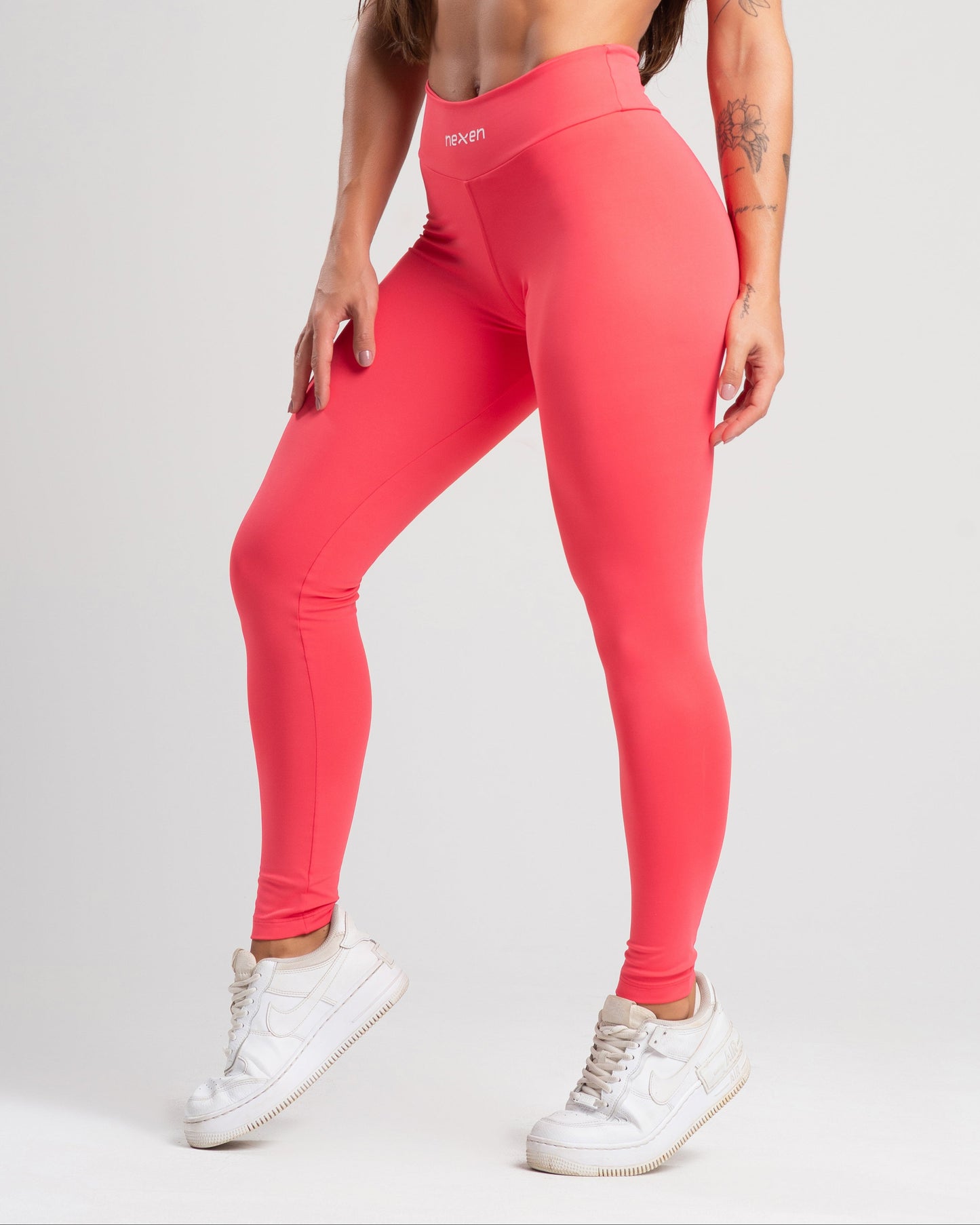 Legging Tank Rosa Poliamida