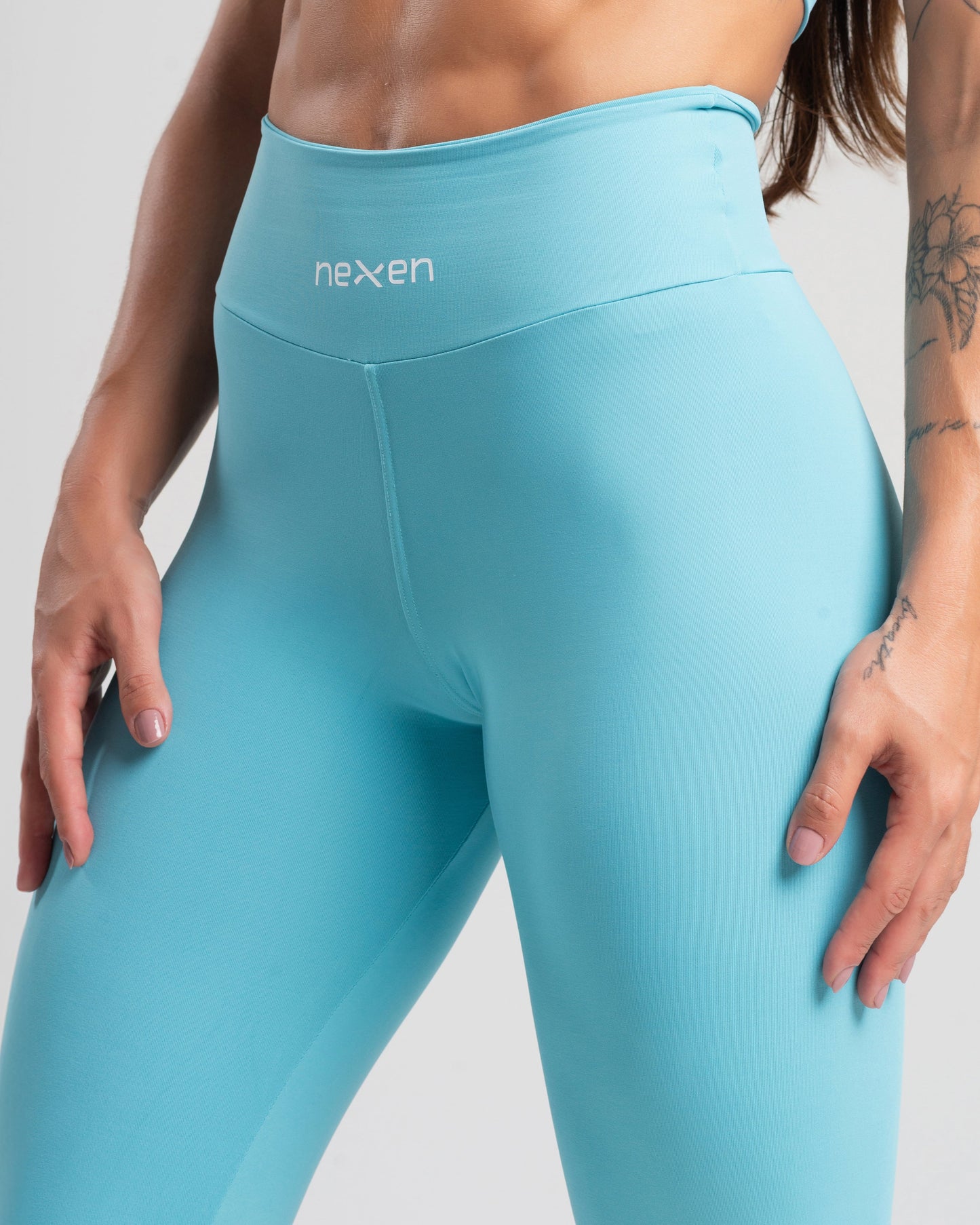 Legging Tank Azul Poliamida