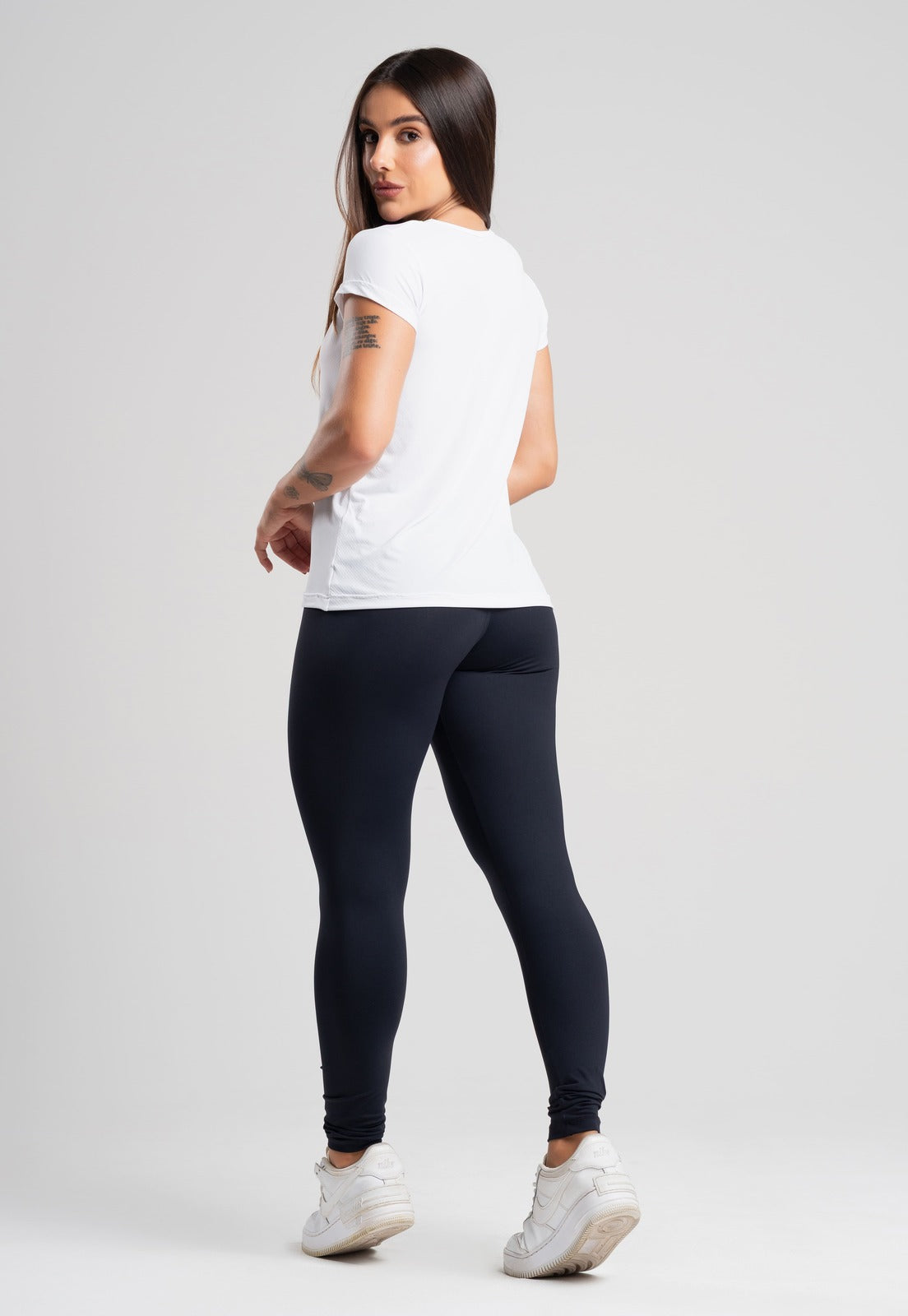 Conjunto Básico Nexen Dia a Dia Legging+Blusa - Branco
