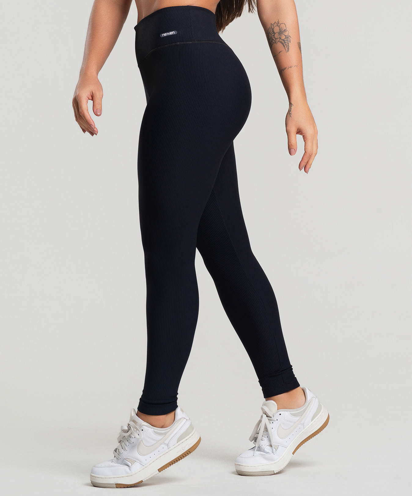 Legging Canelado Preto
