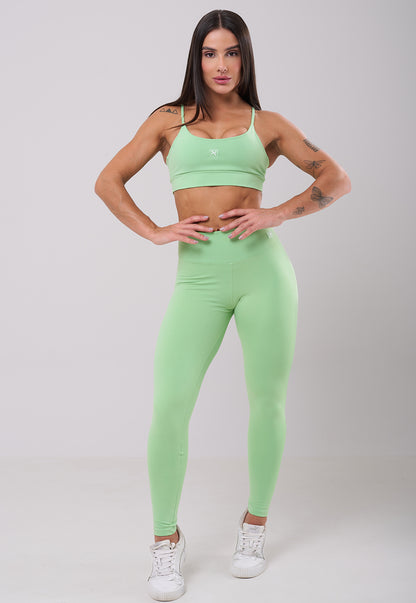 Conjunto Legging + Top Basic Verde Menta