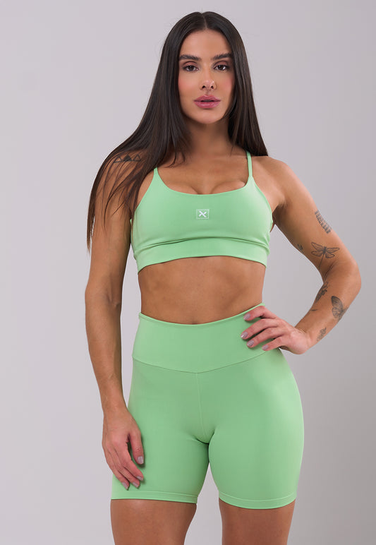 Conjunto Short + Top Basic Verde Menta