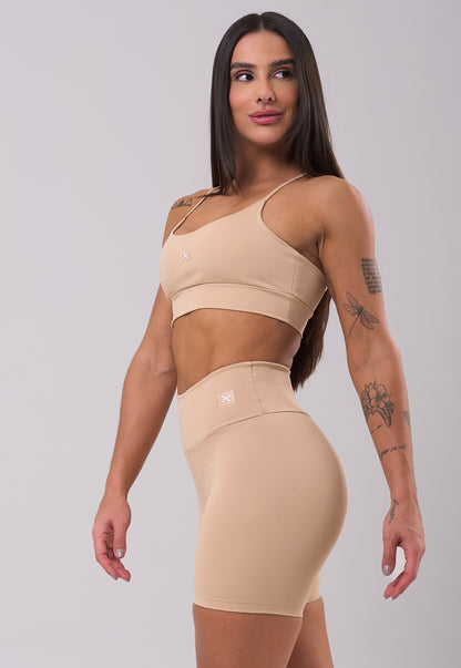 Conjunto Short + Top Basic Nude