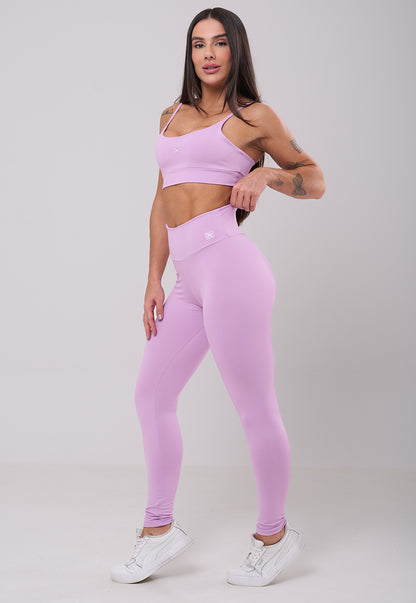Conjunto Legging + Top Basic Lavanda