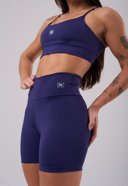 Conjunto Short + Top Basic Marinho