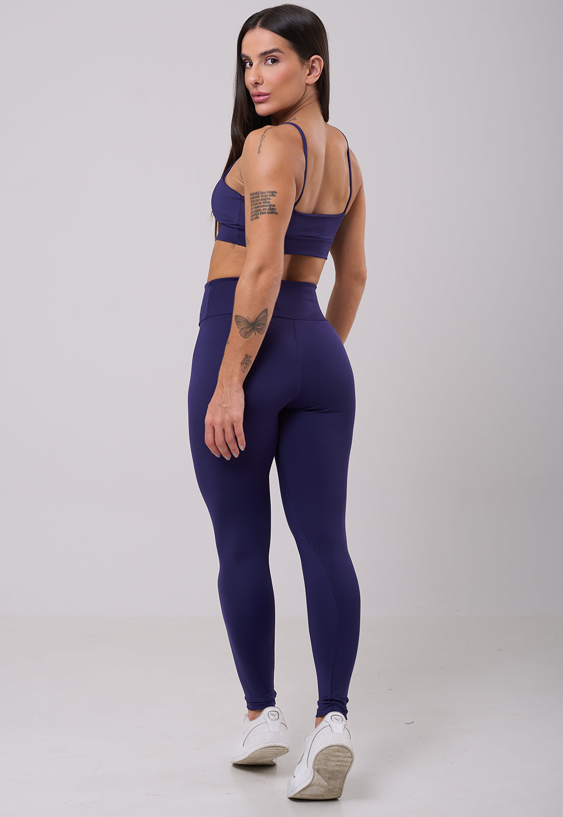 Conjunto Legging + Top Basic Marinho