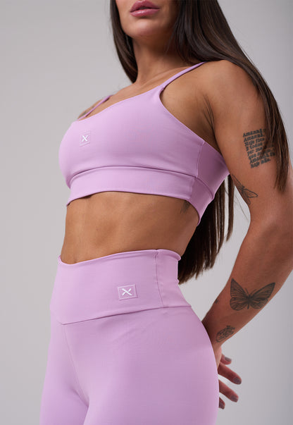 Conjunto Short + Top Basic Lavanda