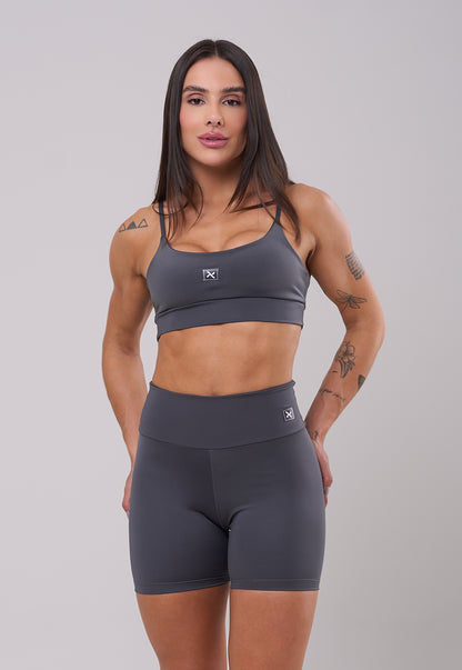 Conjunto Short + Top Basic Grafite