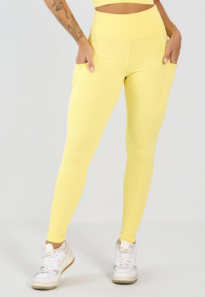 Legging Íris Amarelo Manteiga