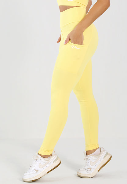 Legging Íris Amarelo Manteiga