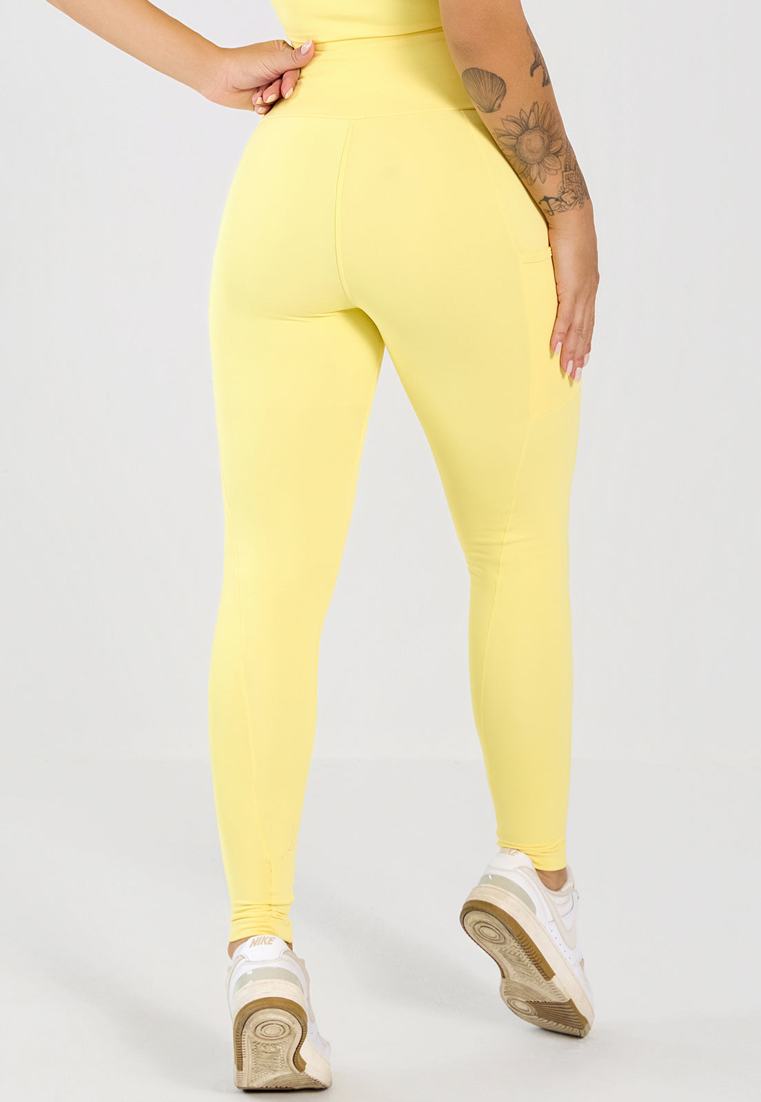 Legging Íris Amarelo Manteiga