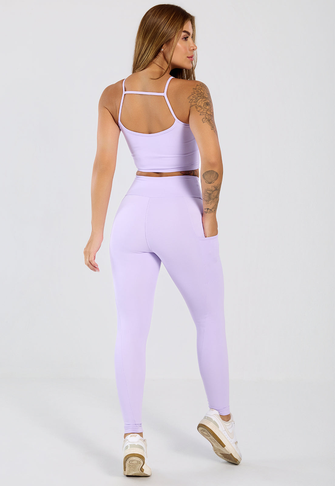 Conjunto Top e Legging Íris Lilas
