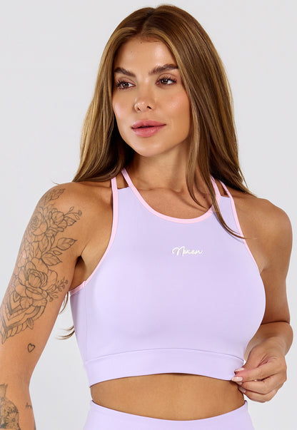 Conjunto Short e Top Flora Lilàs