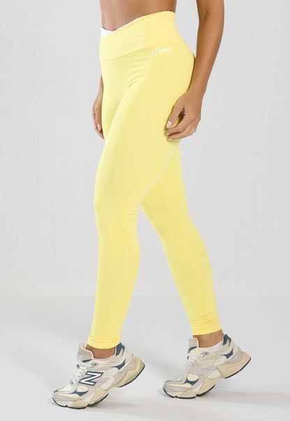 Legging Lótus Amarelo Manteiga