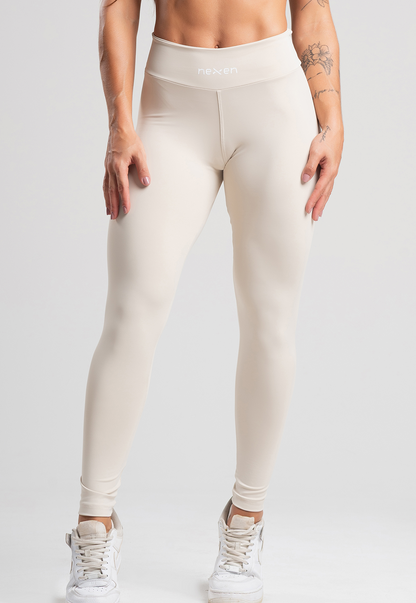 Legging Tank Areia Poliamida