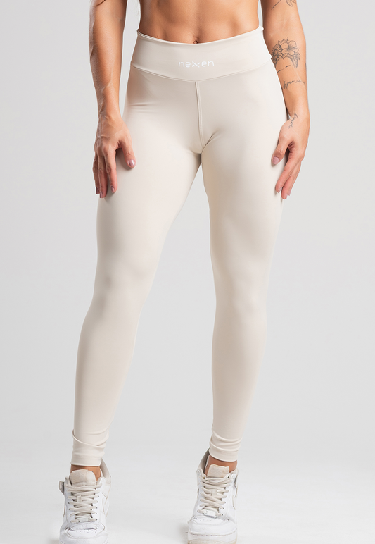 Legging Tank Areia Poliamida