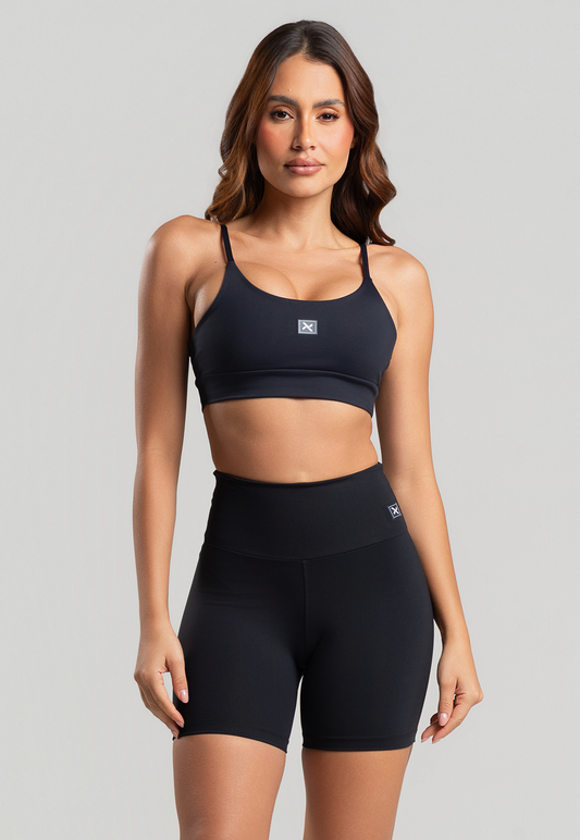 Conjunto Short + Top Basic Preto