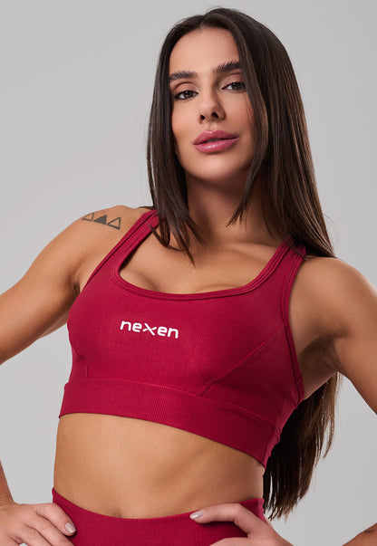 Top Glow Pocket Cherry Poliamida