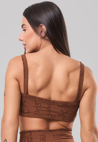 Top Clássico Reflexo Cacau