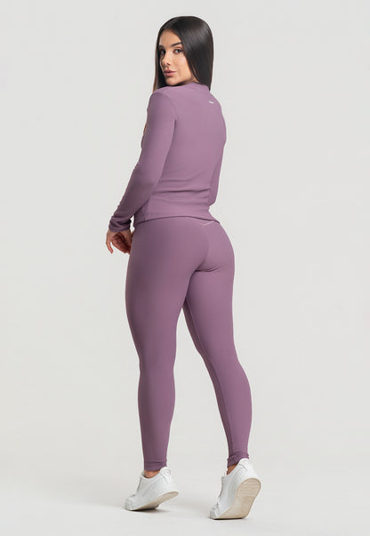 Casaco Esportivo Canelado Satin