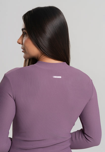 Casaco Esportivo Canelado Satin