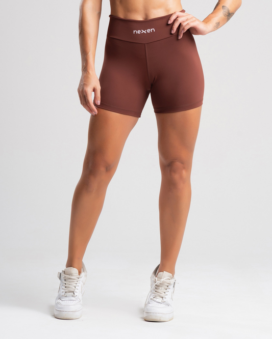 Short Tank Marrom Poliamida