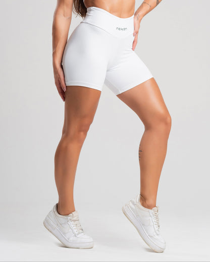 Short Tank Branco Poliamida