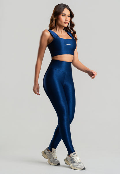 Conjunto Legging +Top Bright Azul Marinho