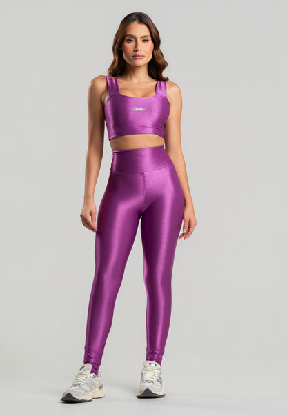Conjunto Legging +Top Bright Roxo