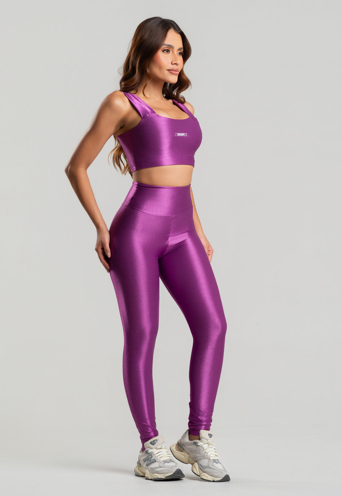 Conjunto Legging +Top Bright Roxo