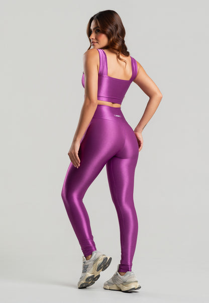 Conjunto Legging +Top Bright Roxo