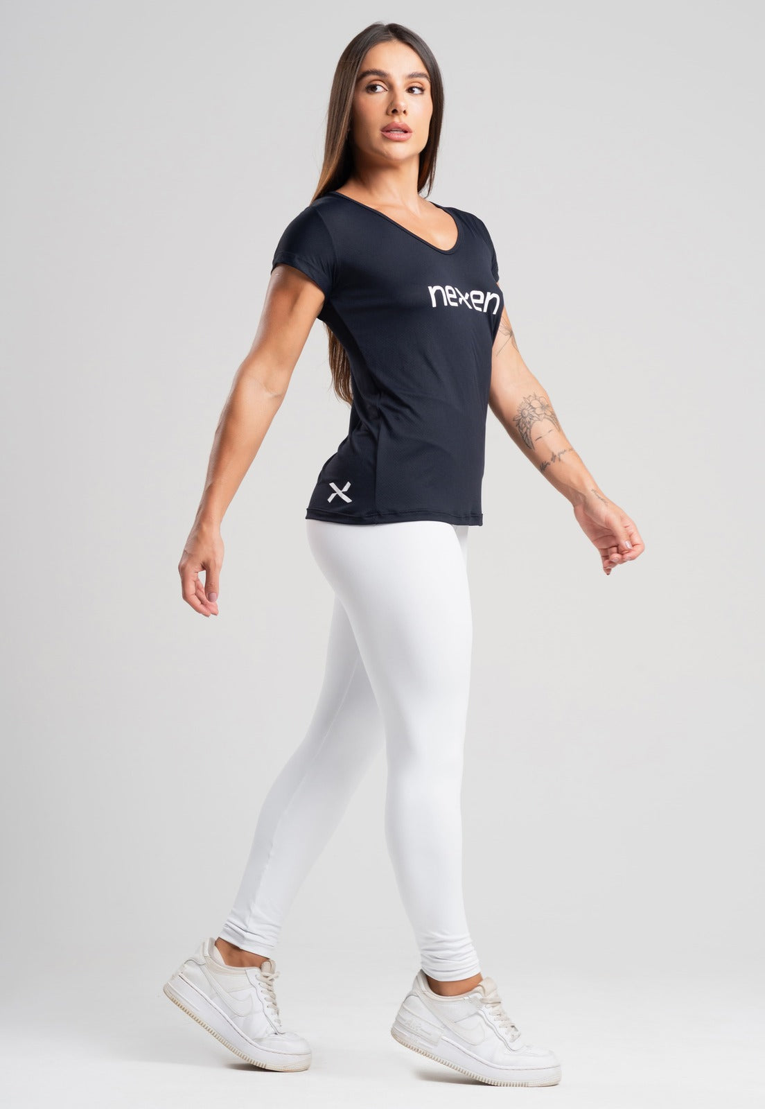 Conjunto Básico Nexen Dia a Dia Legging+Blusa - Preto