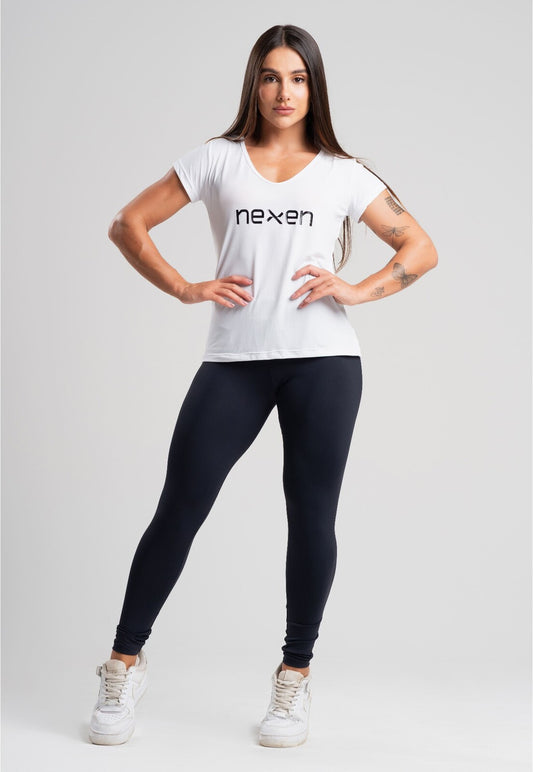 Conjunto Básico Nexen Dia a Dia Legging+Blusa - Branco