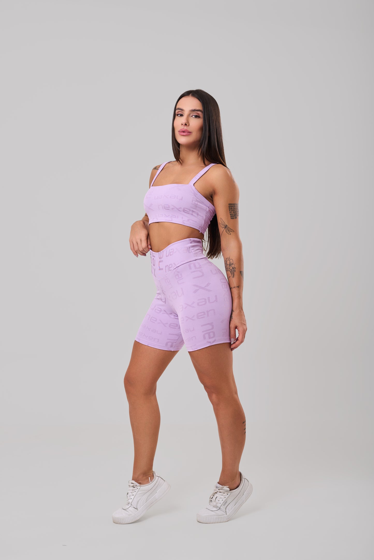 Short Reflexo Lilás