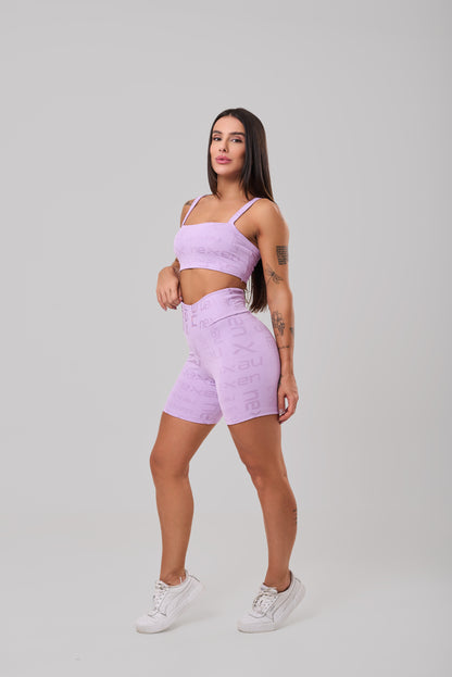 Short Reflexo Lilás