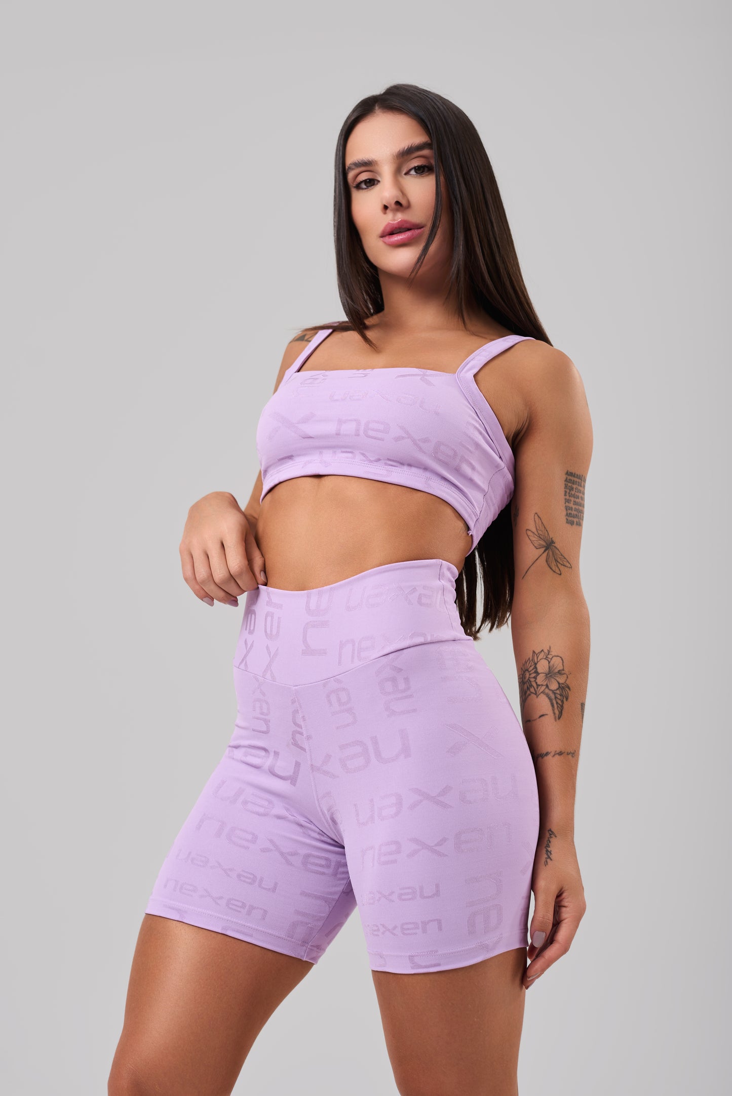 Short Reflexo Lilás