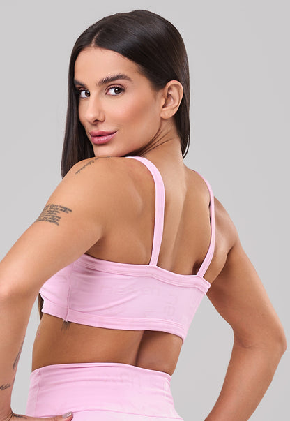 Top Clássico Reflexo Rosa