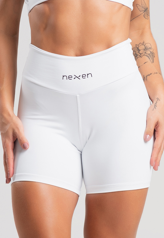 Short Tank Branco Poliamida