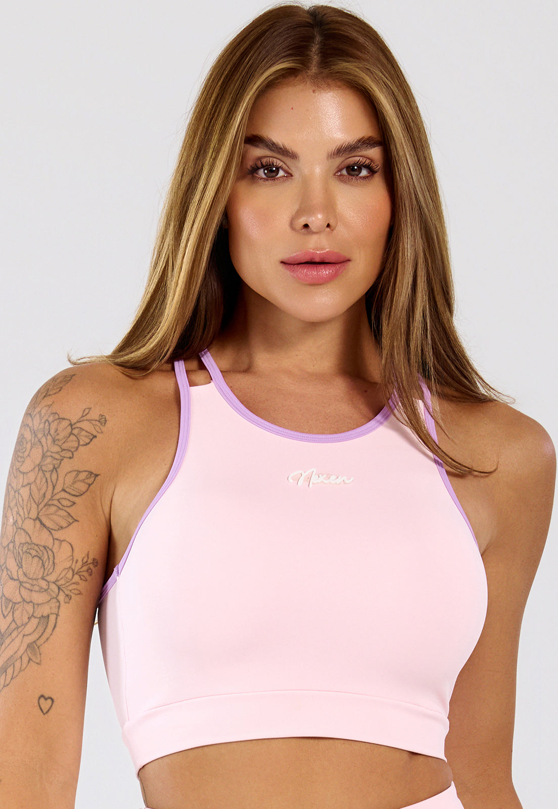 Conjunto Short & Top Flora Rosa