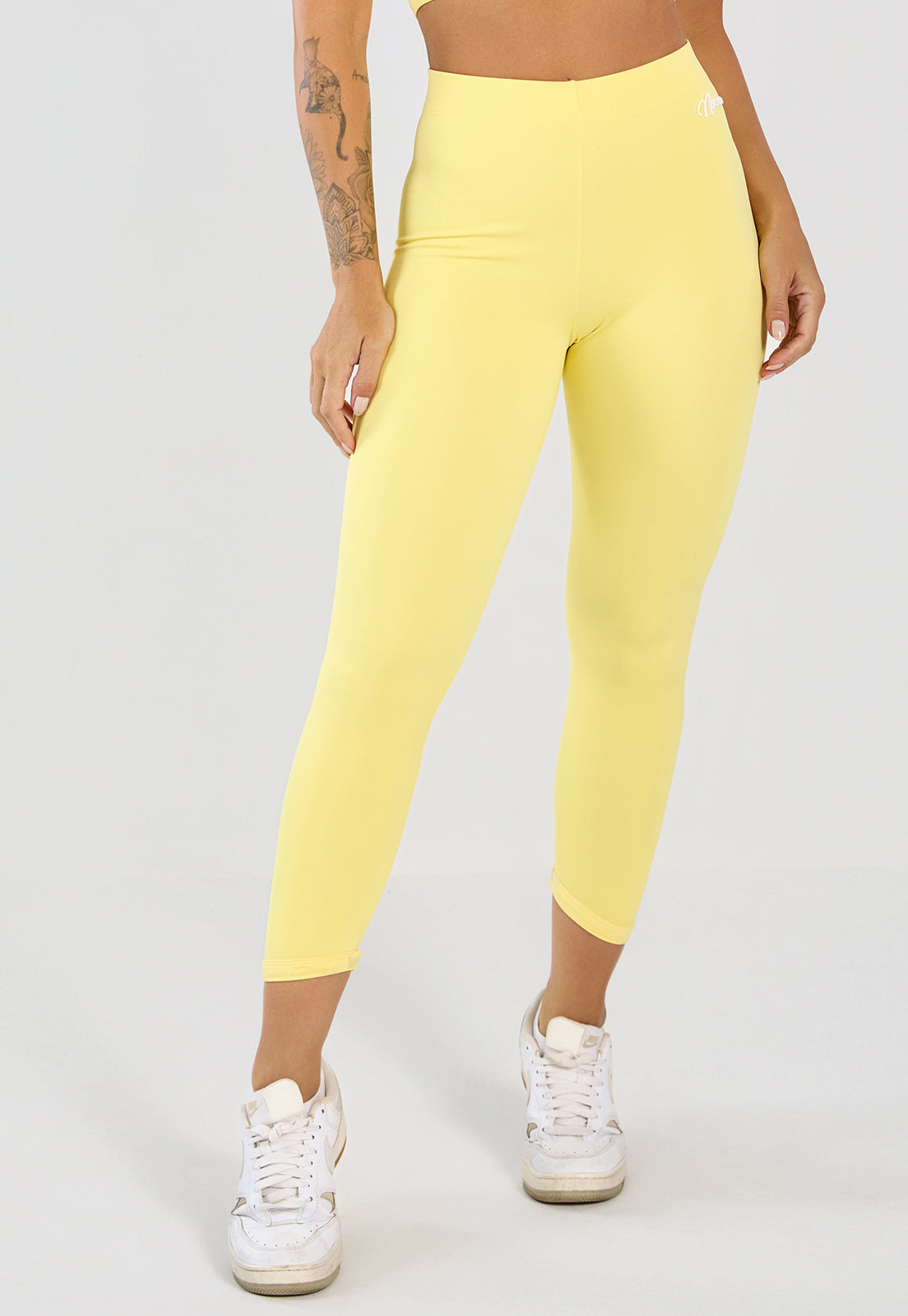 Conjunto Legging e Top Lily Amarelo Manteiga
